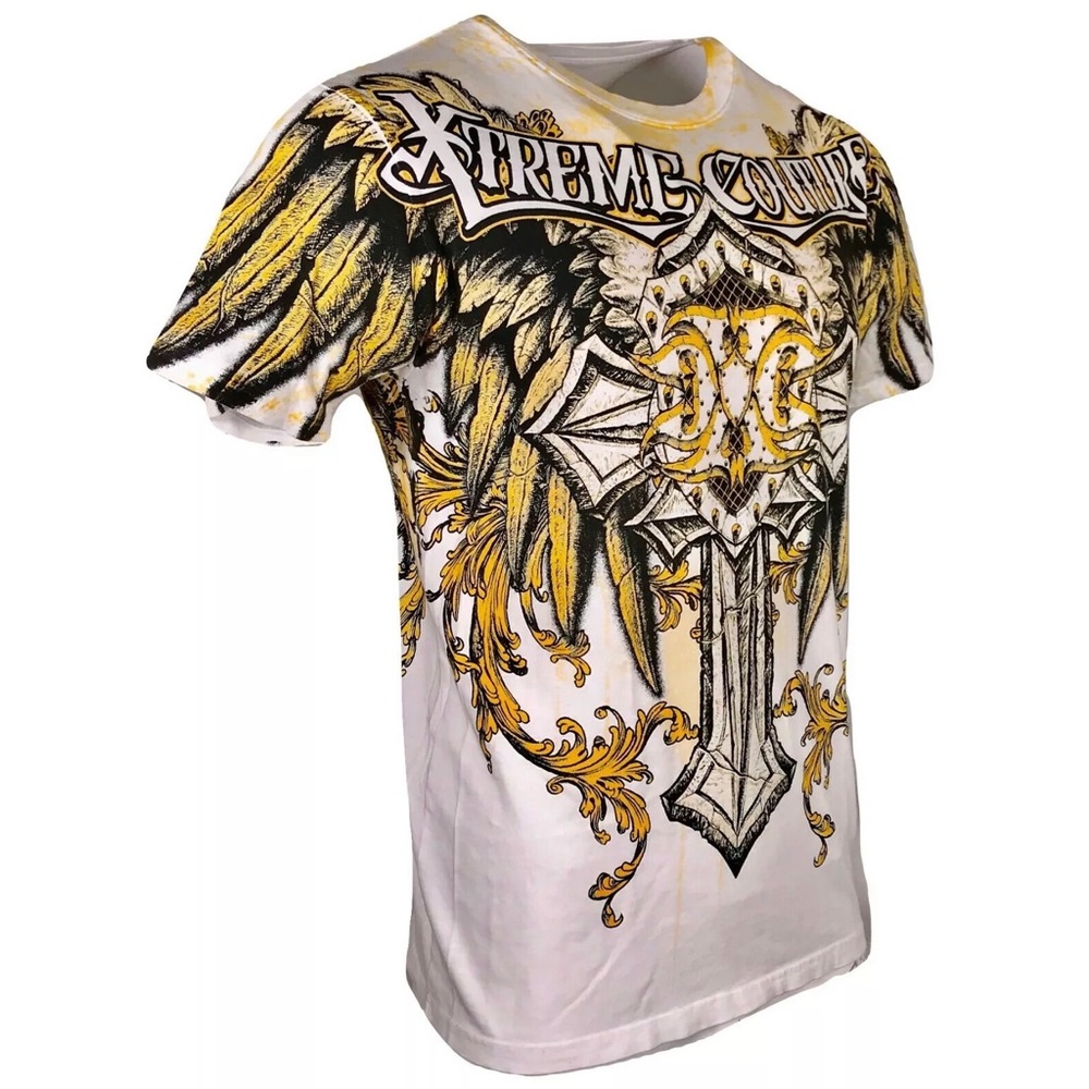 Xtreme Couture By Affliction Men's T-Shirt SIREN Tattoo Biker MMA S-5X - Picture 7 of 8